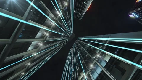 Smart city and communication network concept 스톡 동영상 240207586