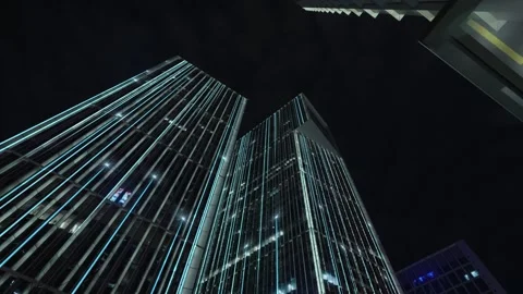 Smart city and communication network concept 스톡 동영상 240208091