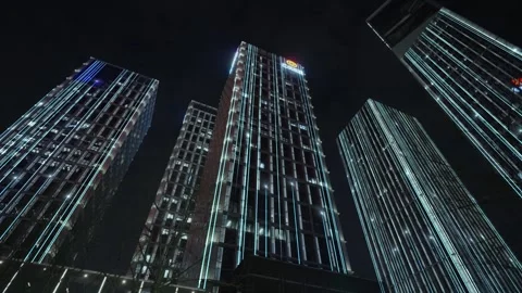 Smart city and communication network concept 스톡 동영상 240208164