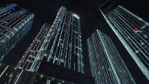 Smart city and communication network concept 스톡 동영상 240208787