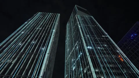Smart city and communication network concept 스톡 동영상 240209317