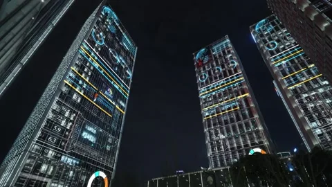 Smart city and communication network concept 스톡 동영상 240214839