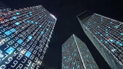 Smart city and communication network concept 스톡 동영상 240223691