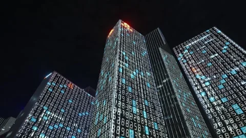 Smart city and communication network concept 스톡 동영상 240223888