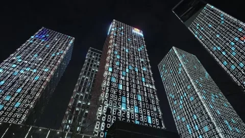 Smart city and communication network concept 스톡 동영상 240223889