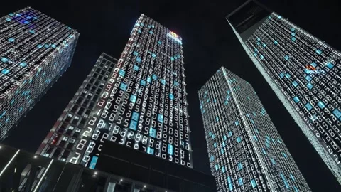 Smart city and communication network concept 스톡 동영상 240224148