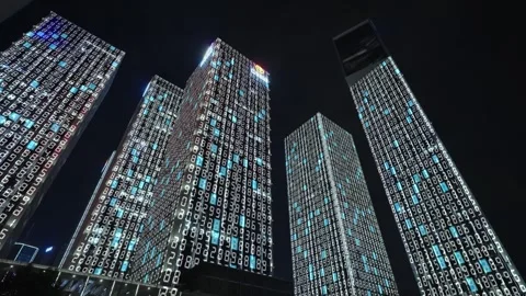 Smart city and communication network concept 스톡 동영상 240224987