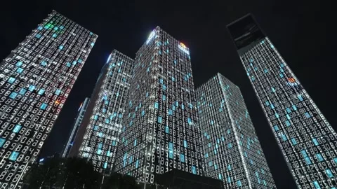 Smart city and communication network concept 스톡 동영상 240225705