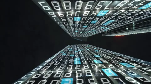Smart city and communication network concept 스톡 동영상 240226376