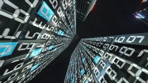 Smart city and communication network concept 스톡 동영상 240226515