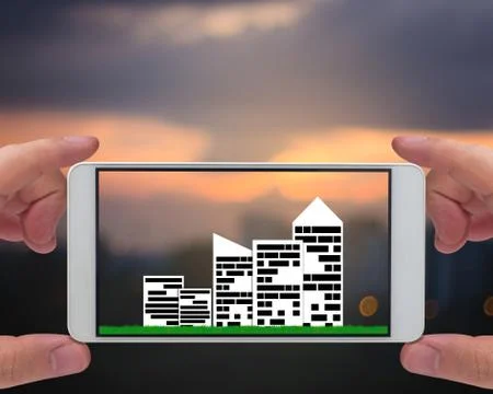 Smart City Concept Foto stock
