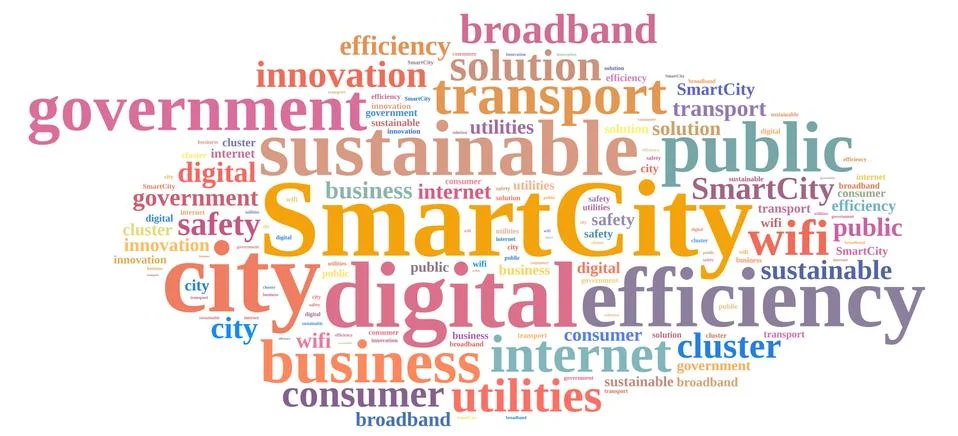 Smart City. Stock Illustration