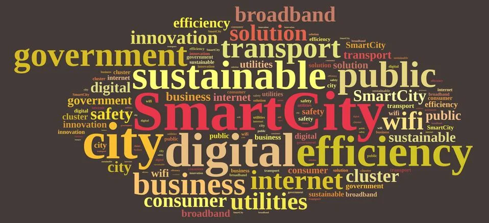 Smart City. Stock Illustration