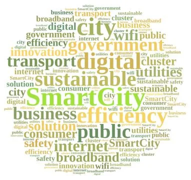 Smart City. Stock Illustration