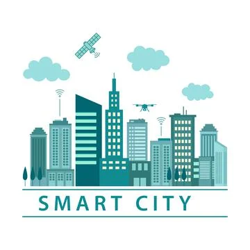 Smart city Stock Illustration