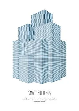 Smart city vector icon Ilustración de archivo