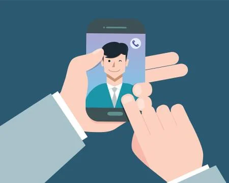 Smart concept flat design, vector Stock Illustration