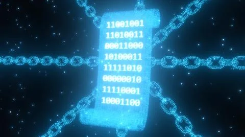 Smart Contract Blockchain Distributed Network Transaction Technology Stock Illustration