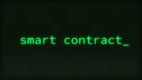 Smart Contract, Typing Text, Retro Computer Screen Stock Footage 265238311