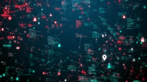 Smart Contracts Revolution of Blockchain, Big Data to transforming Networks Stock Footage 245325870