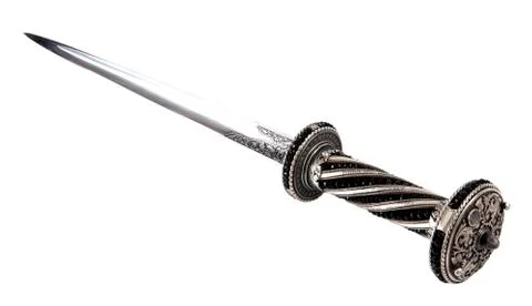 Smart dagger of the medieval soldier. Stock Photos