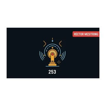 Smart device with abstract glow and data transmission waves Stock Illustration