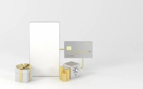 Smart devices and safe box, 3d rendering. Stock-Illustration