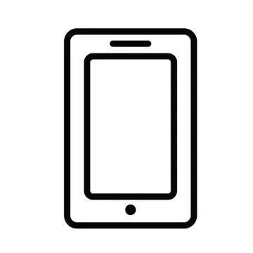 Smart Devices icon. line style  Phone icon, and mobile phone. Smart vector el Stock Illustration