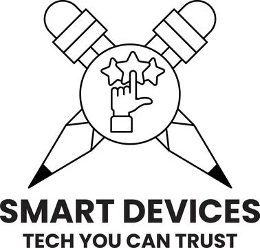 Smart devices intersect with innovation and trust Stock Illustration