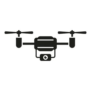 Smart digital camera icon simple vector. Remote control 库存插图