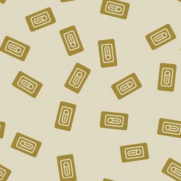 Smart dimmer switch home glyph vector seamless pattern Illustrazione stock
