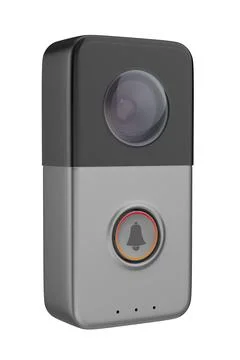 Smart doorbell with camera Stock Illustration