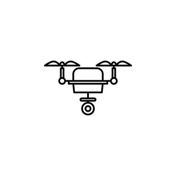 Smart drone camera icon. Element of artificial intelligence icon for mobile 스톡 일러스트