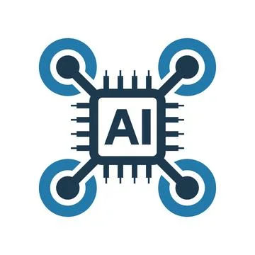 Smart Drone logo Design Illustration Stock Illustration