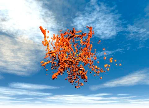 Smart dust, conceptual artwork Stock Illustration