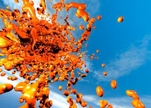 Smart dust, conceptual artwork Stock Illustration
