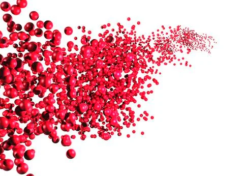 Smart dust, conceptual artwork Stock Illustration