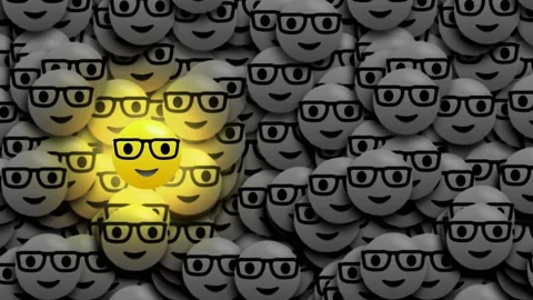 Smart emoji Stock Footage 197530561