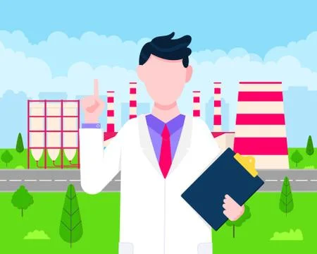 Smart factory with artificial intelligence AI smart industry 4.0 business Stock Illustration