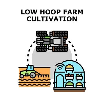 Smart farm cultivation system developing new technologies 库存插图