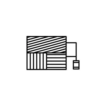 Smart farm, fields icon. Element of smart farm icon. Thin line icon for website イラスト素材