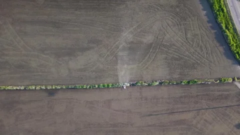 Smart farming and drone technology in modern agriculture 4K Stock Footage 341813036