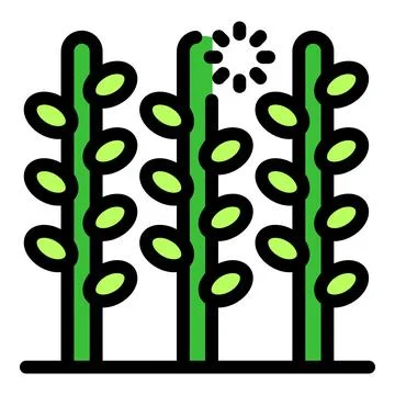Smart farming technology increasing crop yield with precision agriculture Stock Illustration
