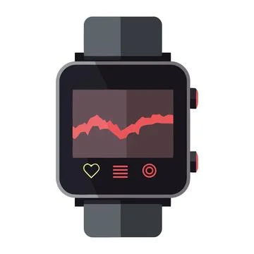 Smart Fit Activity Bracelet Stock Illustration
