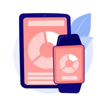 Smart gadgets vector concept metaphor Stock Illustration