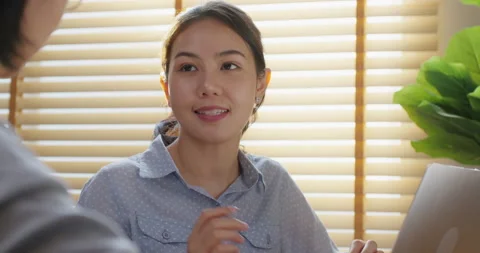 Smart Gen Z tech talent workforce relax WFH reskill upskill remote job 動画素材 230559447