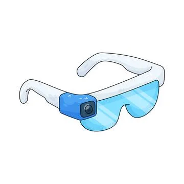 Smart glasses Stock Illustration