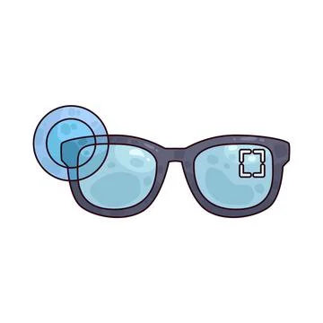 Smart Glasses illustration Stock Illustration