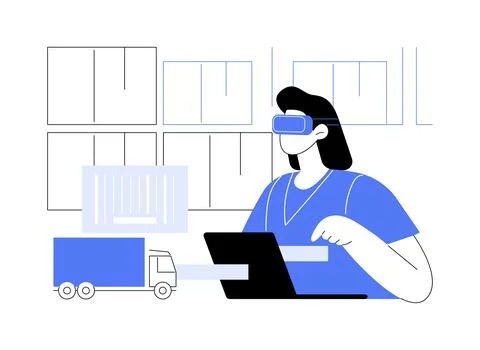 Smart glasses isolated cartoon vector illustrations. Ilustración de archivo