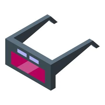 Smart glasses showing augmented reality futuristic technology Illustrazione stock